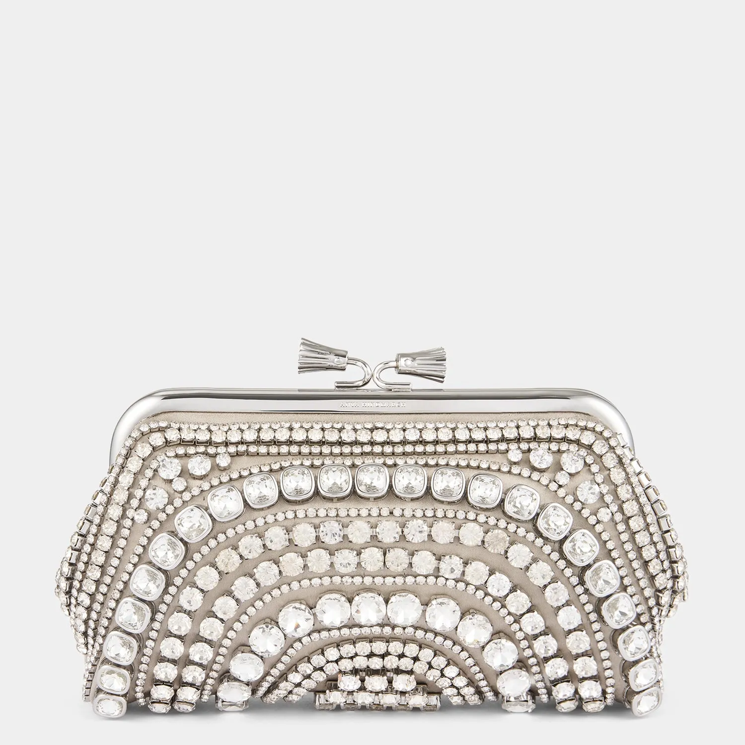 Maud Crystal Tassel Clutch