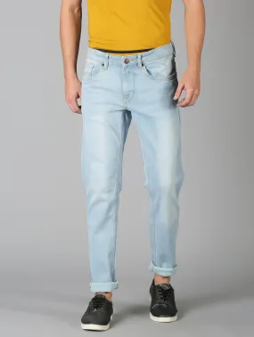 MEN'S BLUE WASHED SLIM FIT JEANS