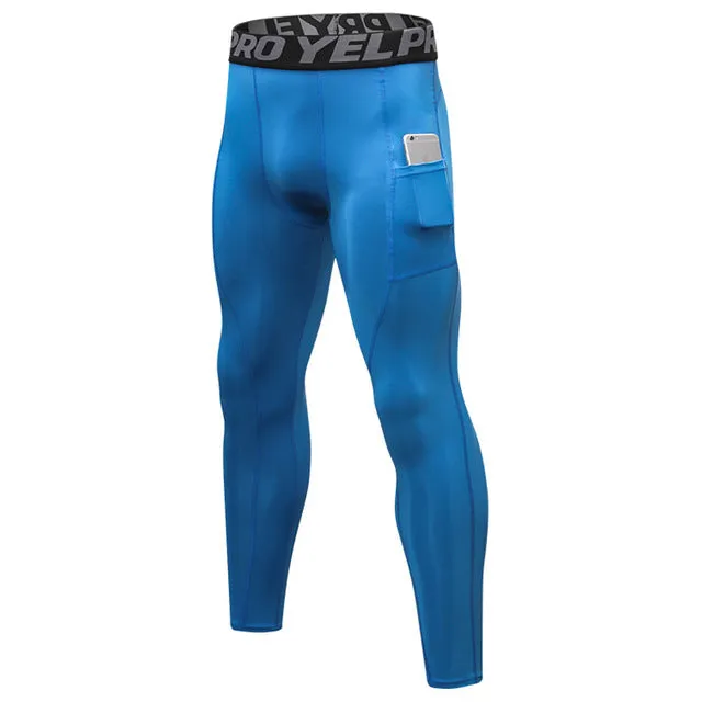 Men's Elastic Running Leggings