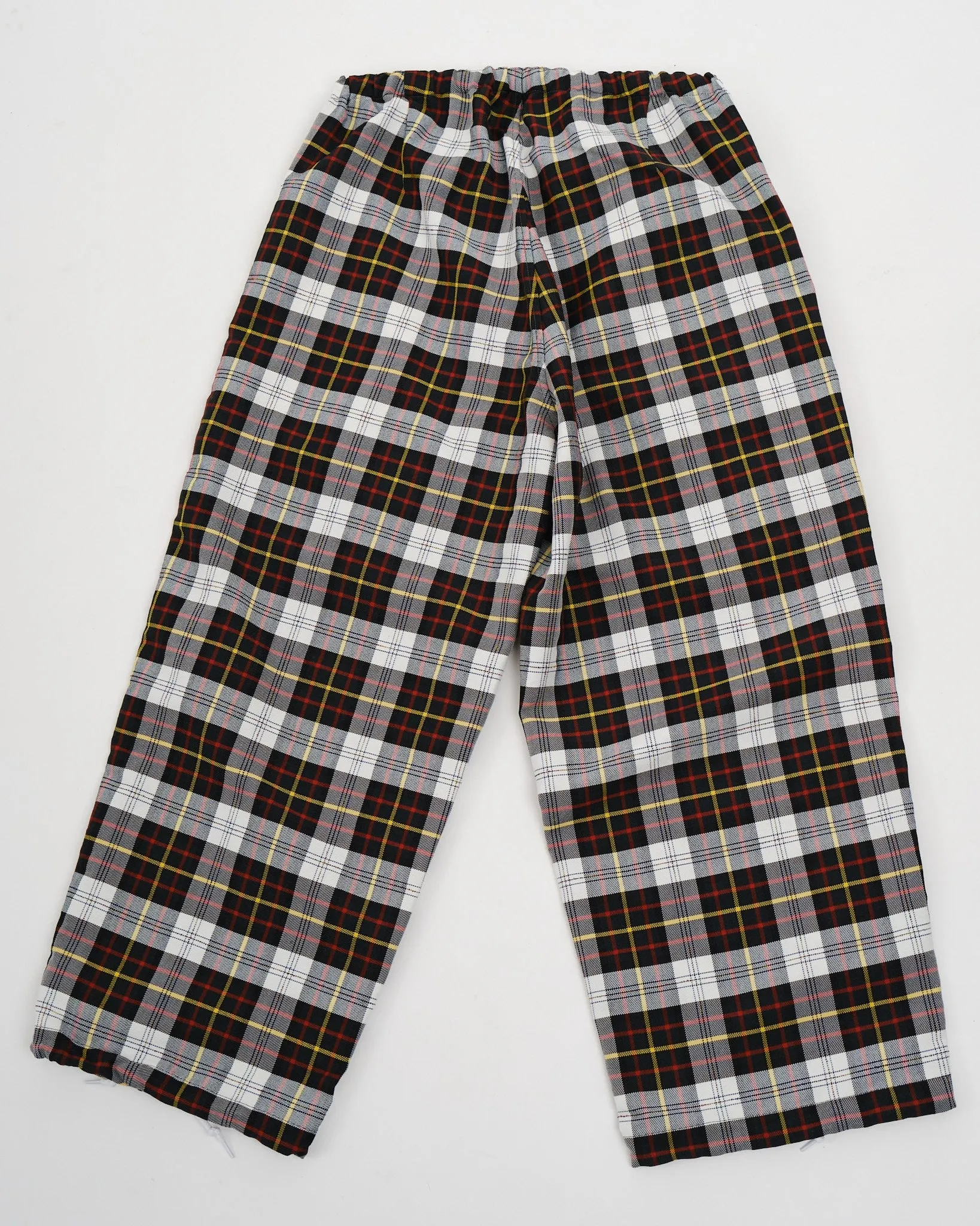 MIL Easy Pants Wool PE Check White