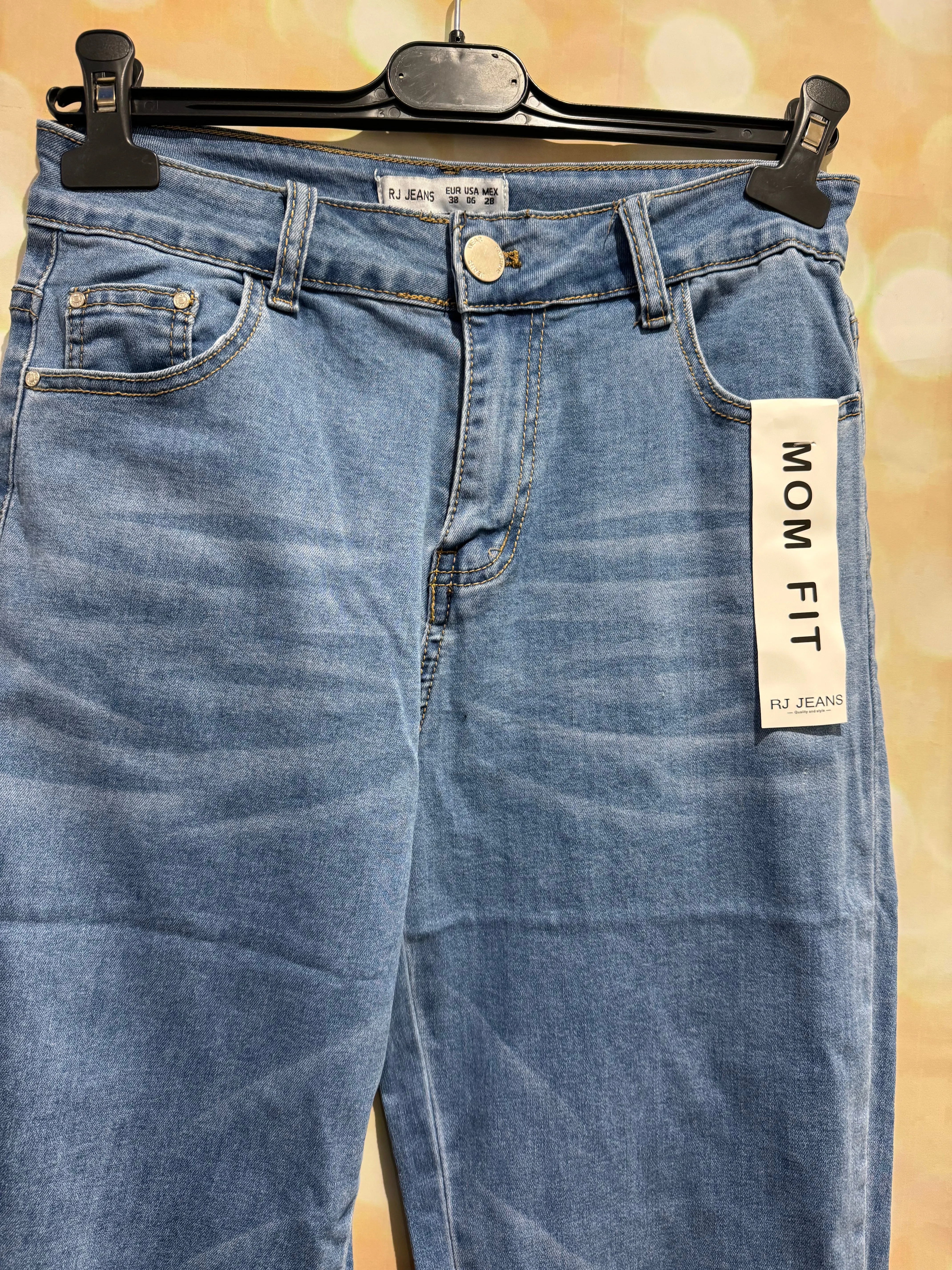 Mom Fit Mid wash Denim Jeans