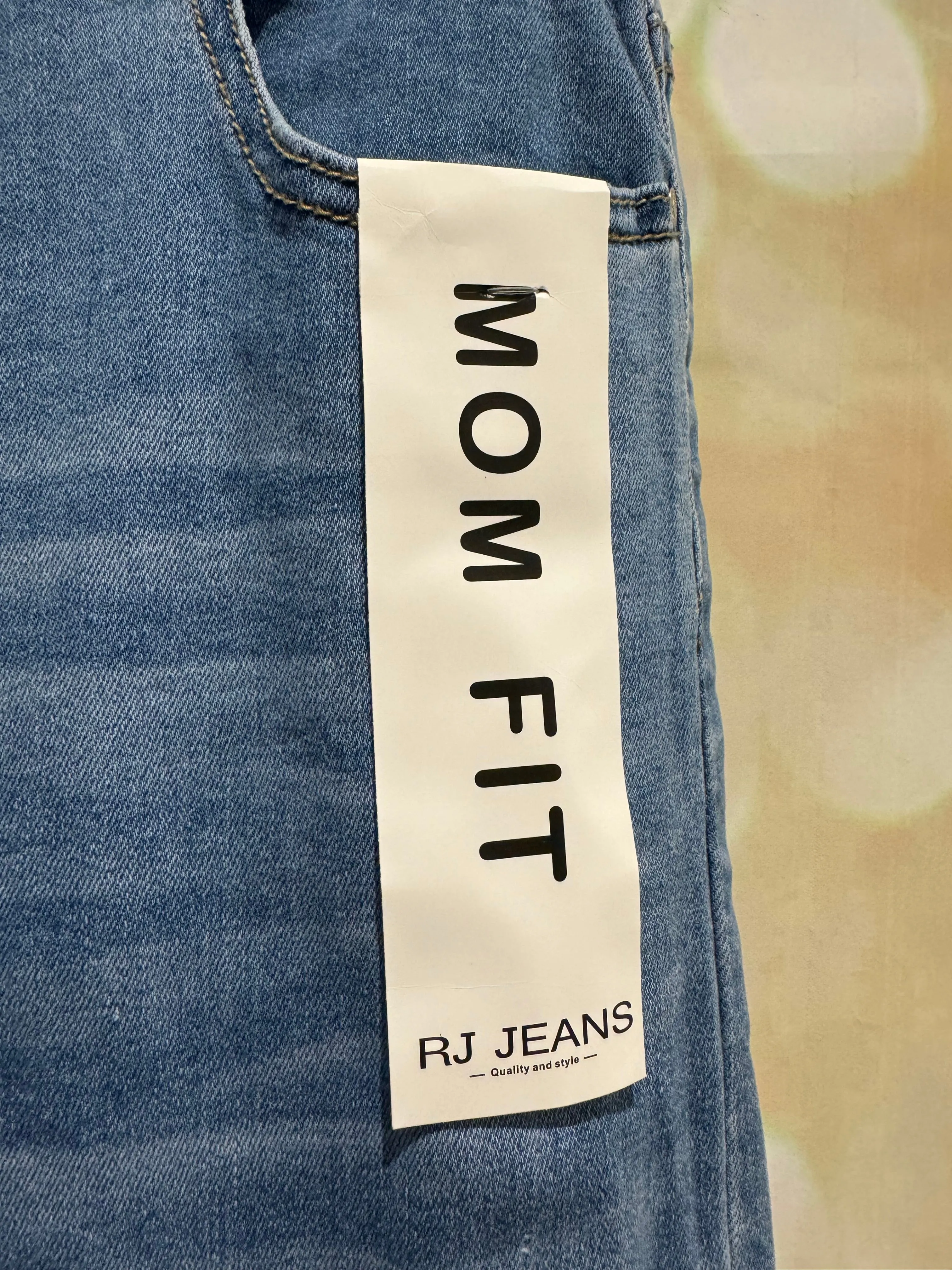 Mom Fit Mid wash Denim Jeans