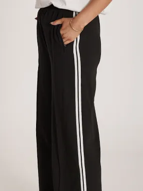 Noah Cropped Pant - Black Stripe