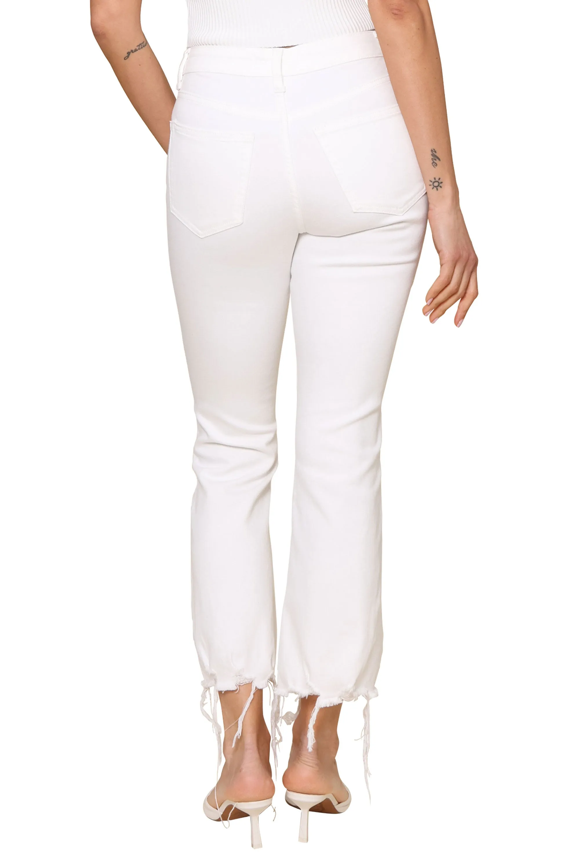 Optic White Vintage High Rise