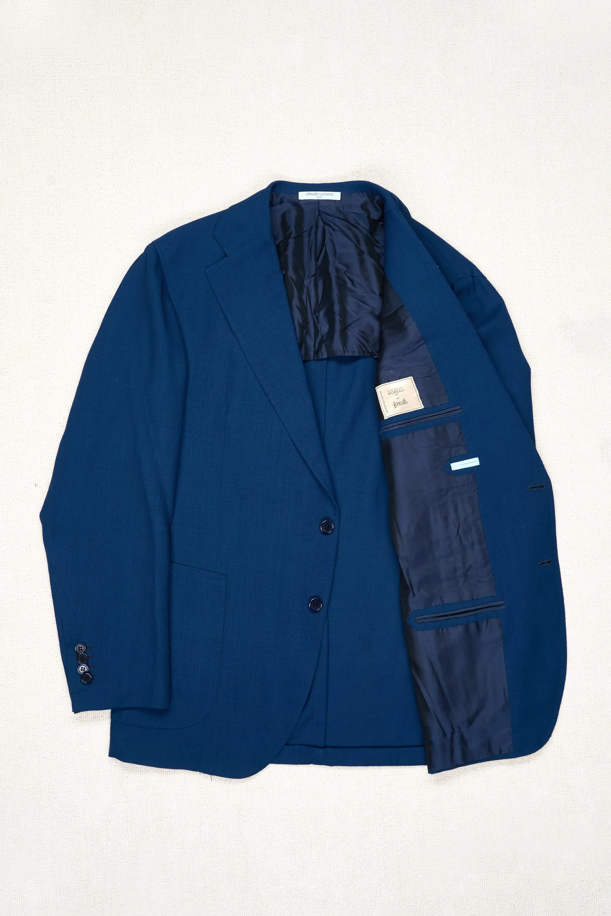 Orazio Luciano Royal Blue Wool Sport Coat