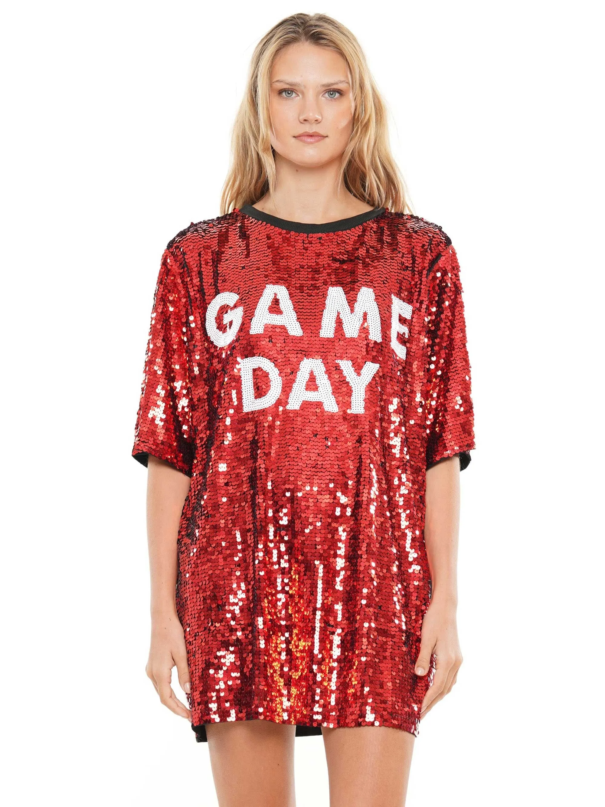 OS Game Day Sequin Mini Dress