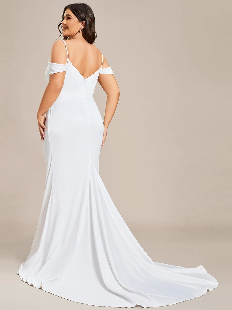 Plus Elegant Off Shoulder Mermaid Wholesale Wedding Dresses