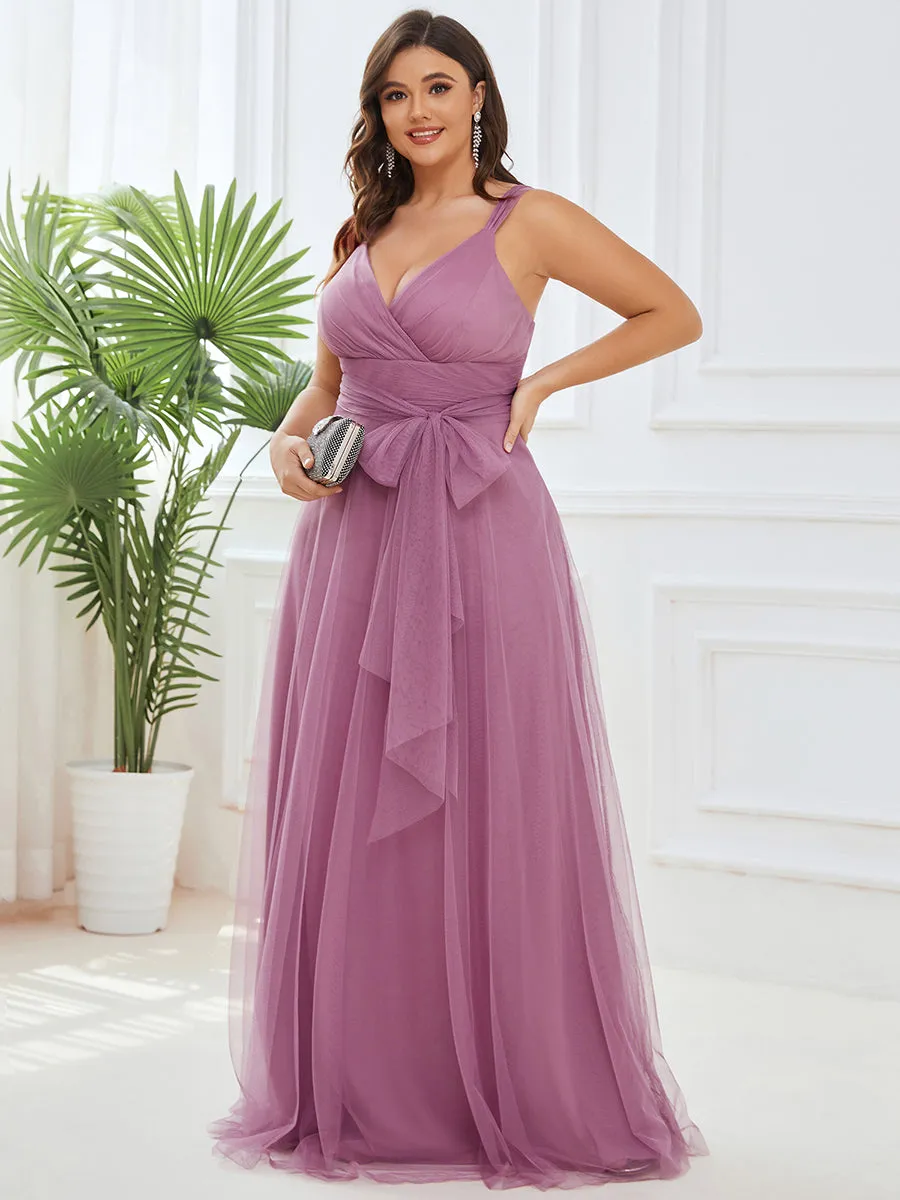 Plus Size Wholesale Tulle Bridesmaid Dresses for Women