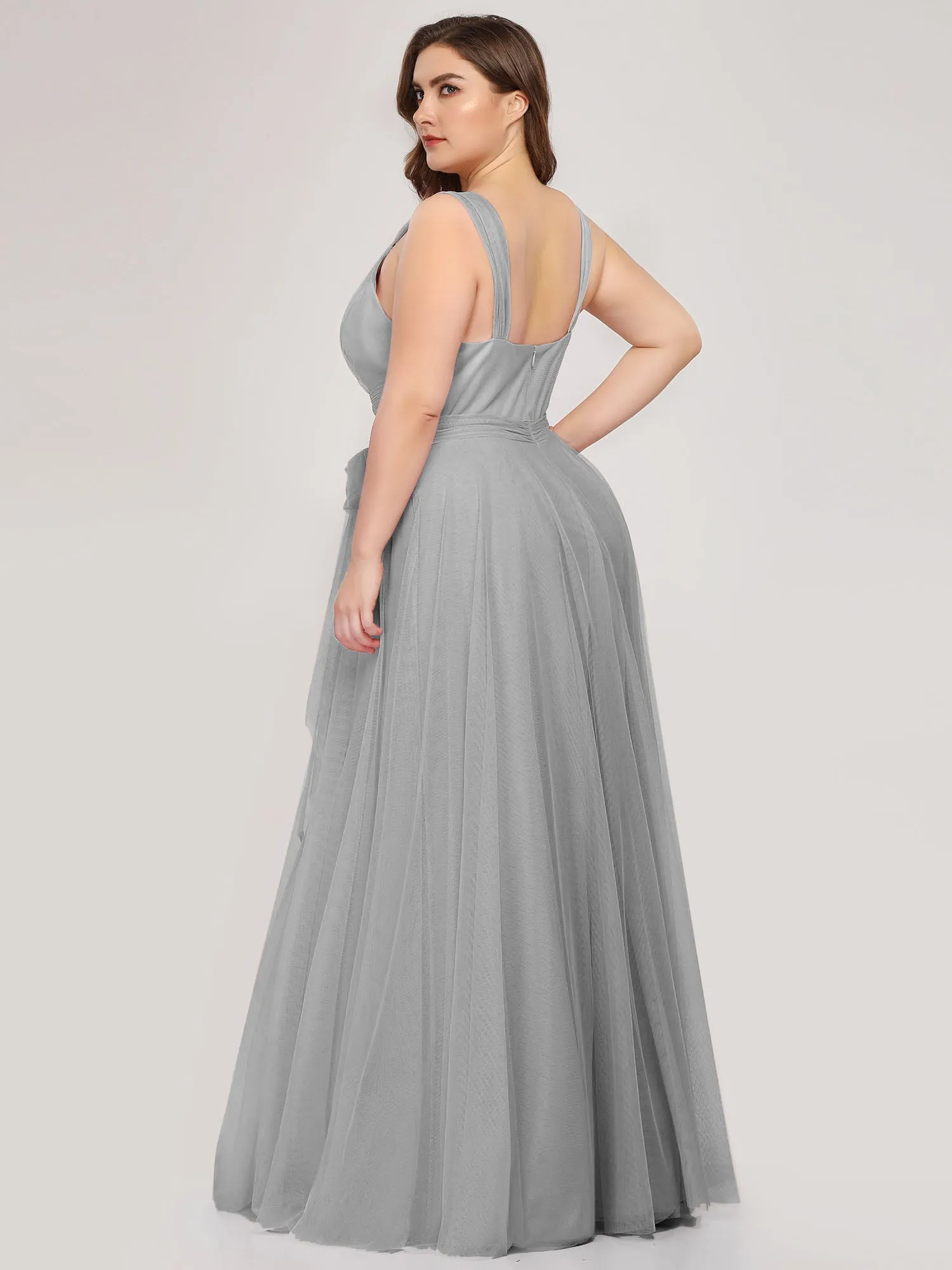 Plus Size Wholesale Tulle Bridesmaid Dresses for Women