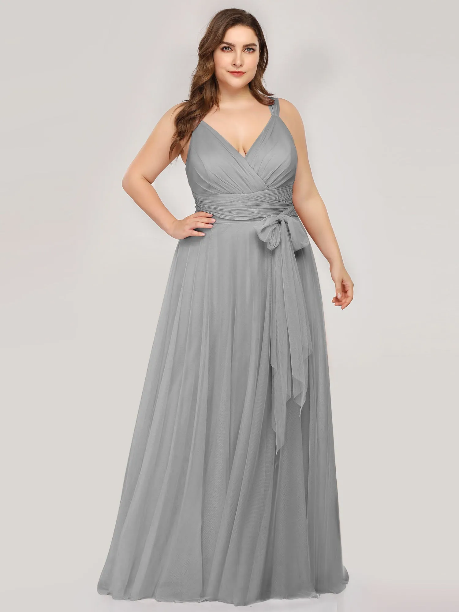 Plus Size Wholesale Tulle Bridesmaid Dresses for Women