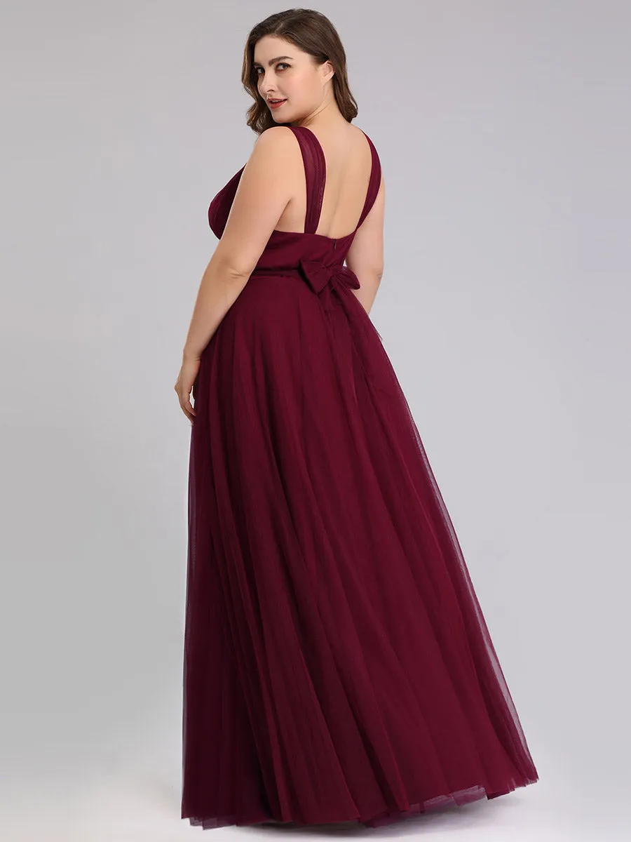 Plus Size Wholesale Tulle Bridesmaid Dresses for Women