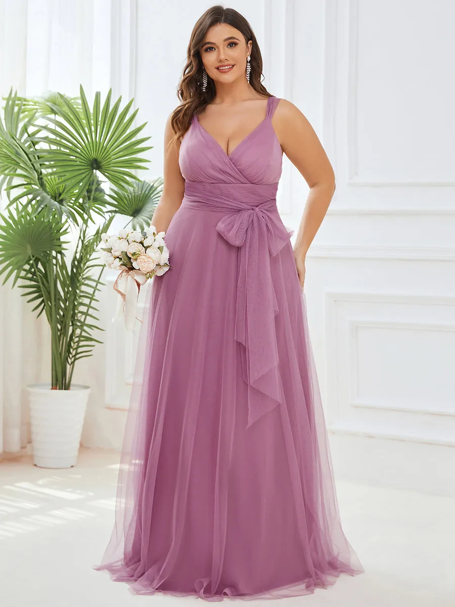 Plus Size Wholesale Tulle Bridesmaid Dresses for Women