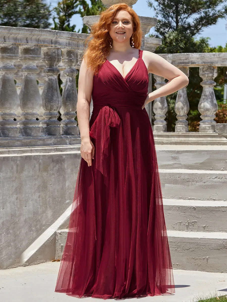 Plus Size Wholesale Tulle Bridesmaid Dresses for Women