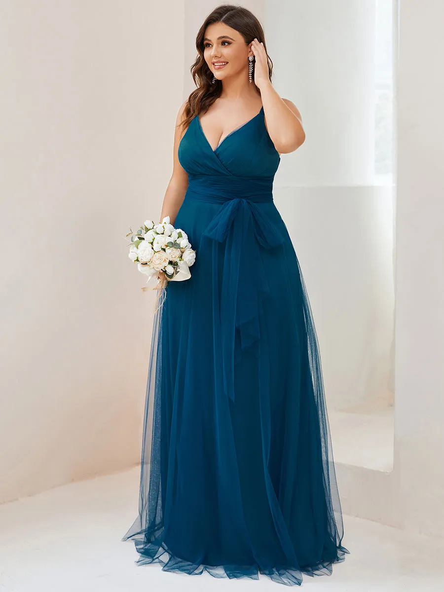 Plus Size Wholesale Tulle Bridesmaid Dresses for Women