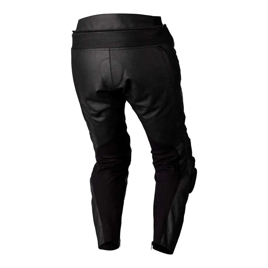 RST S1 CE Mens Leather Trousers - Short Leg - Black