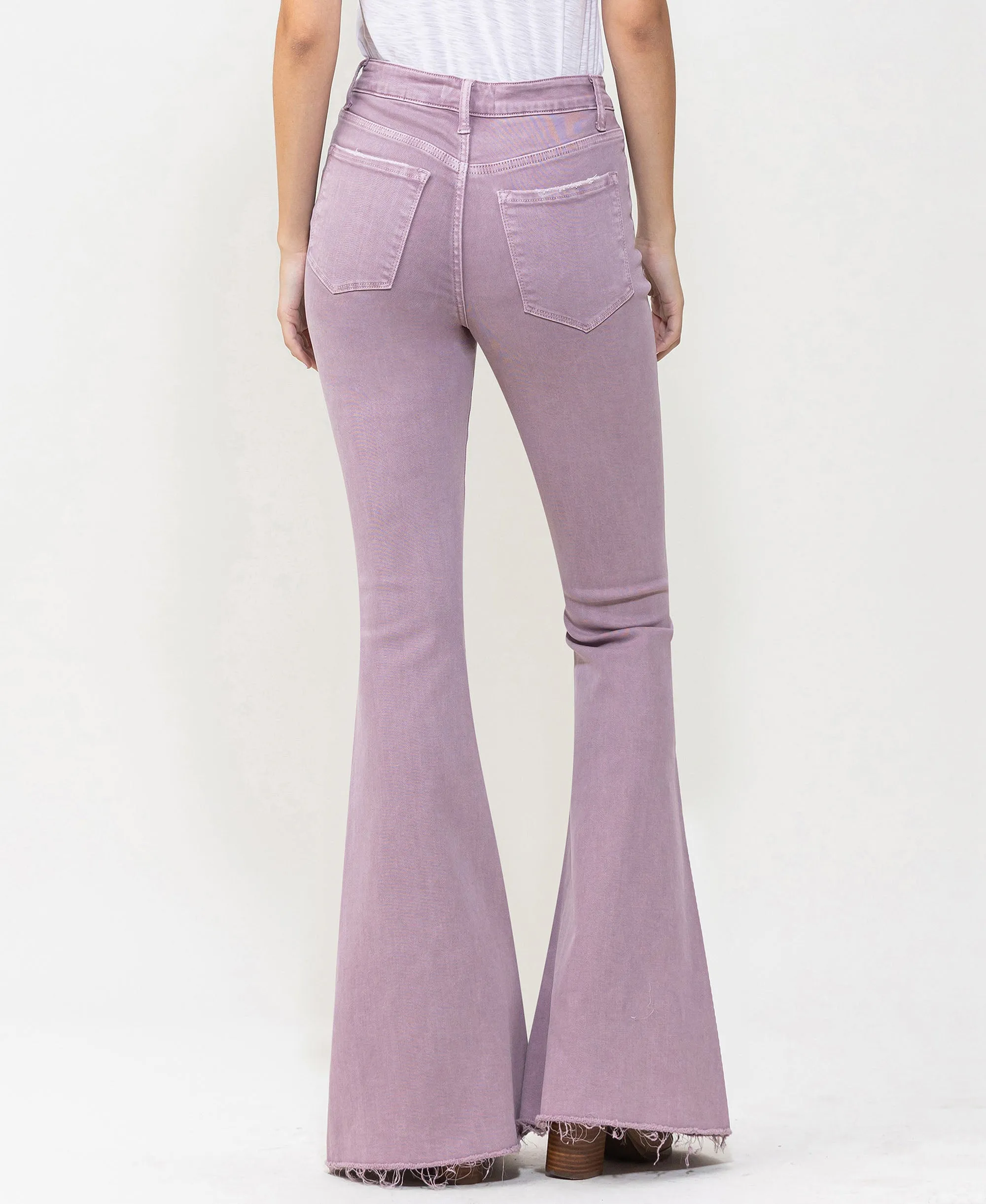 Sea Fog - High Rise Super Flare Jeans