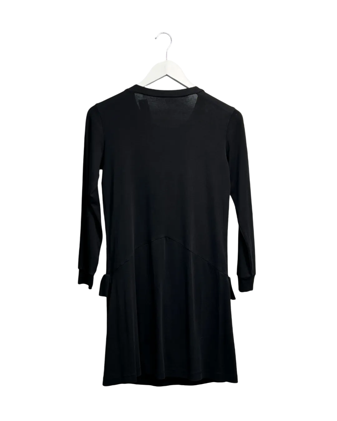 Size XS - Verner Black Long Sleeve Ruffle Mini Dress