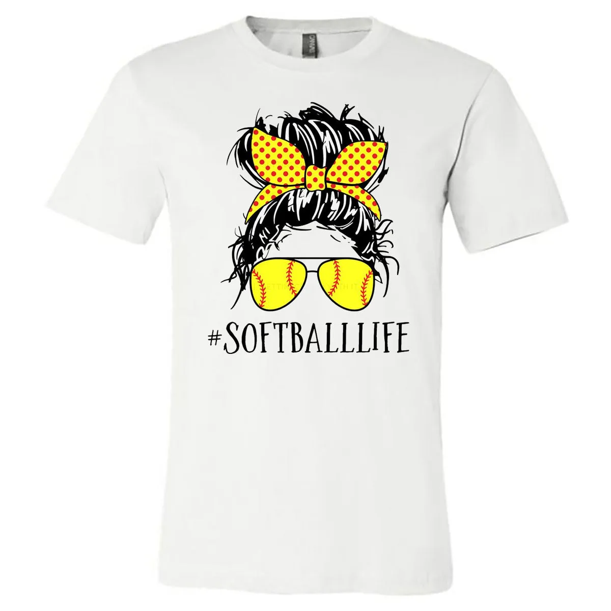 #SoftballLife - White Tee (Tee/Hoodie/Sweatshirt)