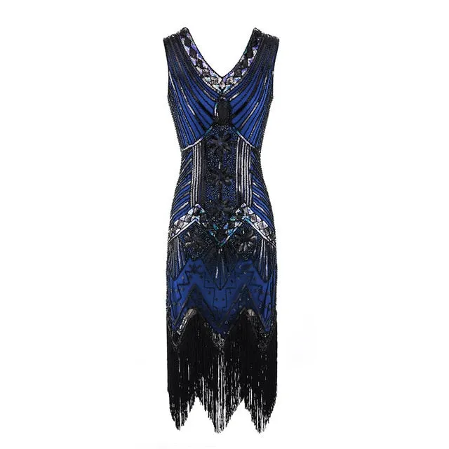 Vintage 1920s Flapper Great Gatsby Dress